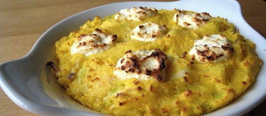 EveryDay&amp;#39;s Kitchen - Lauch-Polenta mit Käsekugeln